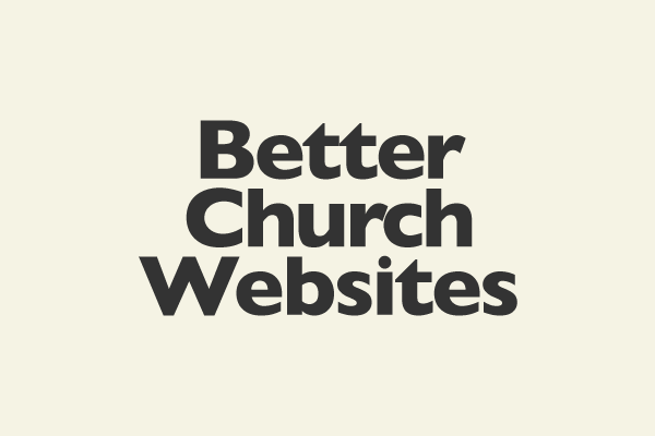 Better Church Websites